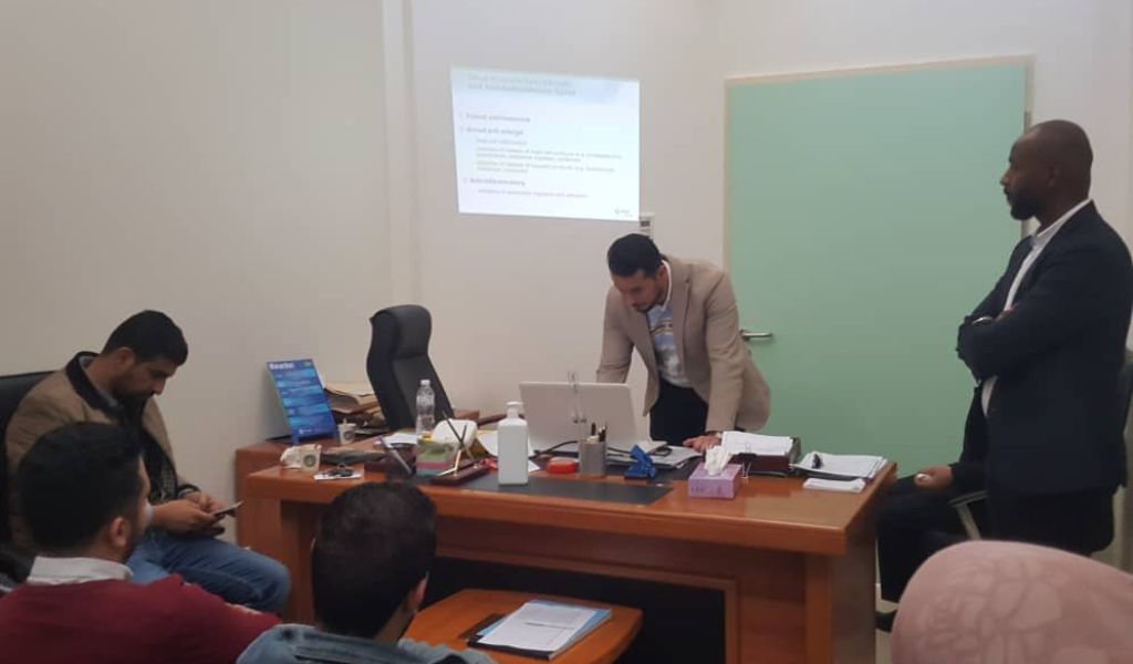 Scientific lecture at Ghout Al Shaal Polyclinics Tripoli, Libya (Activity of our Partner MSD).