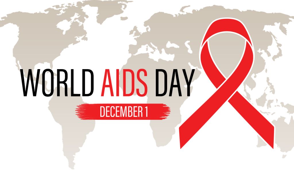 World AIDS Day, designated on 1 December every year since 1988.