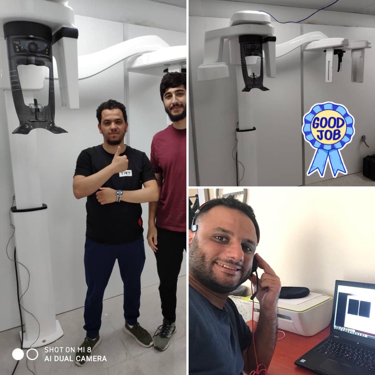 Install a new Carestream CS8100SC unit at Alfardous Dental Clinic, Tripoli, Libya (Activity of our Carestream team ).